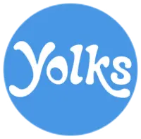 YOLKS breakfast and brunch restaurant logo